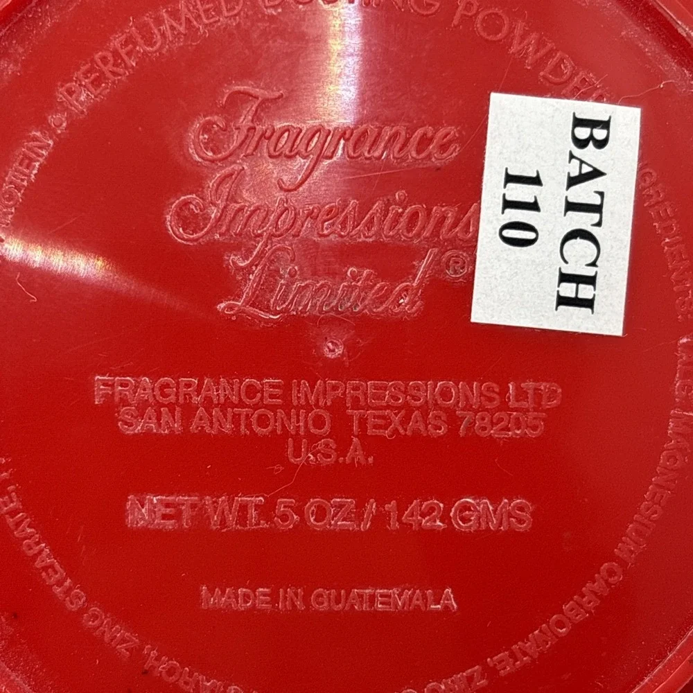 Vintage Fragance Impressions Limited Perfumed Dusting Powder Sealed 5oz‎